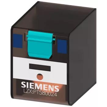 Siemens SIRIUS LZX PT580024 pistoke-rele, 5 vaihtokosketinta, 24V DC kela, 6A