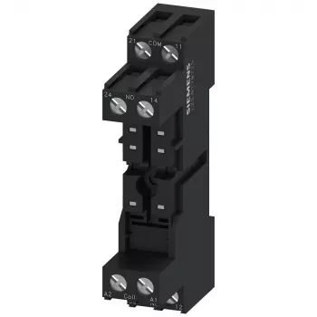 Siemens LZS:RT78725 relekanta 15mm SIRIUS RT-sarjan releille, ruuviliittimet, DIN-kiskoasennus, musta