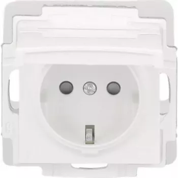 BUSCH-JAEGER SCHUKO pistorasiaosa 16A 250V uppoasennus alppivalkoinen 2CKA002013A5446