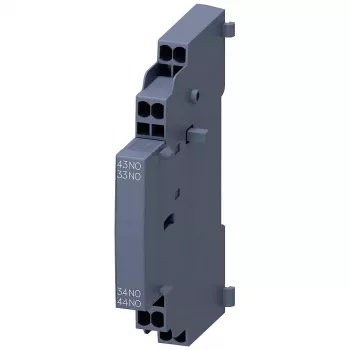 Siemens apukytkin 2 NO, sivuasennus 3RV2 suojakatkaisijoille S00/S0 - 3RV29012B