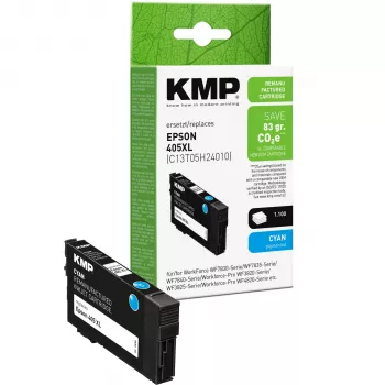 KMP 1656,4003 yhteensopiva syaani mustepatruuna (Epson 16XL vastaava, High Yield)