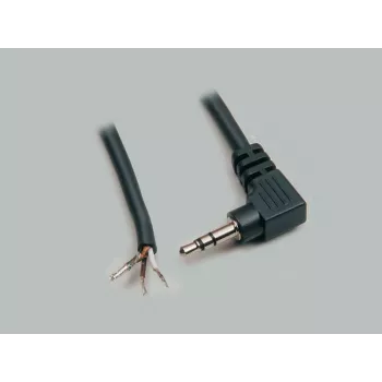 BKL Electronic 1101054 3,5 mm stereo-kuulokeliittimen liitin, 3-napainen, juotosliitäntä, metallikotelo
