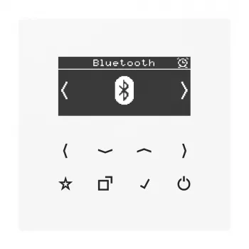 JUNG DABLSBTWW Smart Radio DAB+ Bluetoothilla, alppivalkoinen
