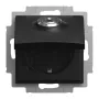 Busch-Jaeger pistorasiaosa 20 EUKBSL-915-101 Schuko 1-osainen uppoasennus musta matta 2CKA002018A1589