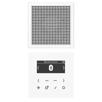 JUNG DABLS1BTWW Smart Radio DAB+ Bluetoothilla, mono, alpinvalkoinen