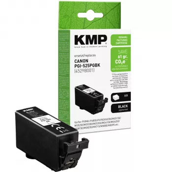 KMP-yhteensopiva musta mustekasetti Canon PGI-525 PGBK (4529B001) 1513,4001