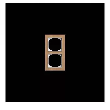BUSCH-JAEGER 1722-4083 2-kertainen tammipuinen peitekehys 2CKA001754A4888