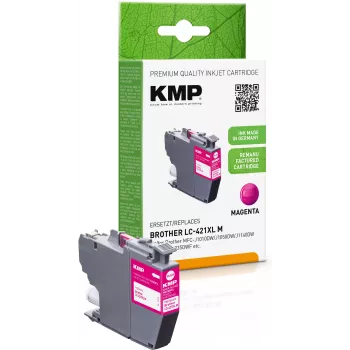 KMP kunnostettu magenta mustekasetti Brother MFC-J1010DW (LC421XLM, 500 sivua, 7 ml) 1548,4006