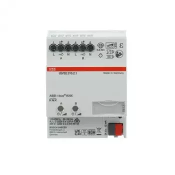ABB UD/S2.315.2.1 LED-himmennin 2x315 W/VA, 2-kanava KNX yleishimmennystoimilaite, DIN-kisko 2CKA006197A0053
