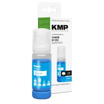 KMP täyttömuste syaani 70 ml Canon GI-55C (6289C001) 1587,5003