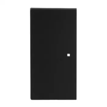 BUSCH-JAEGER 6230-20-45M kaksinkertainen keinupainikelevy, painamaton, musta matta 2CKA006220A0947
