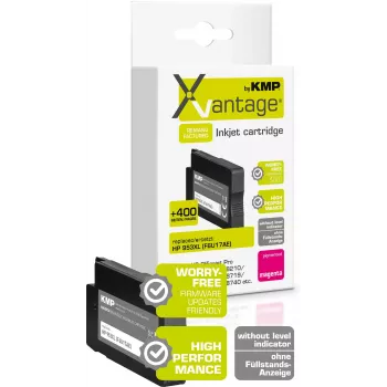 KMP XVantage magenta pigmenttimustepatruuna yhteensopiva HP 953XL (F6U17AE) 1748,4086
