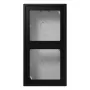 JUNG LS 582 A SWM pinta-asennuskansi 2-kertainen, LS CUBE, duroplast lakattu, grafiitinharmaa matta