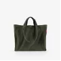 reisenthel Softshopper cord dark matcha GR5057 olkalaukku polyesteri 28 l