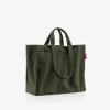 reisenthel Softshopper cord dark matcha GR5057 olkalaukku polyesteri 28 l