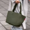reisenthel Shopper M cord dark matcha ostoskassi ZS5057 - 15 litran tilavuus