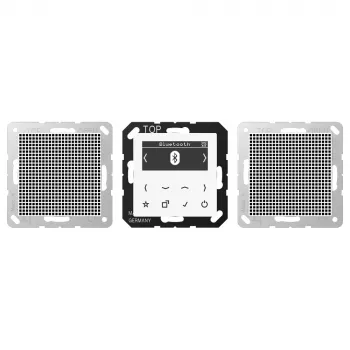 JUNG DABA2BTWW älyradio DAB+ Bluetoothilla ja UKW:lla