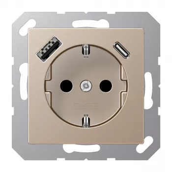 JUNG SCHUKO pistorasia USB Type-A & Type-C A1520-15CACH
