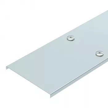 OBO Bettermann AZDMD 150 teräskansi kiertolukituksella AZ-pienkanavalle 150 mm leveä kanavointijärjestelmä, 3000 mm pituus, kuumasinkitty 6080860