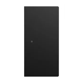 BUSCH-JAEGER BJ 6230-20-915 Busch-balance SI kaksoiskeinupainikkeen kansi, vasen/oikea, painatuson, musta matt 2CKA006220A1003
