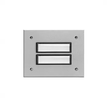 Grothe ETA 802 EV1 peitelevy 95x95mm eloksoitu alumiini hopea modulaarisiin oviasemiin 55802