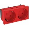 OBO Bettermann Vertr pistorasia 33°, 2-osainen Schuko STD-D3S SRO2 6120109