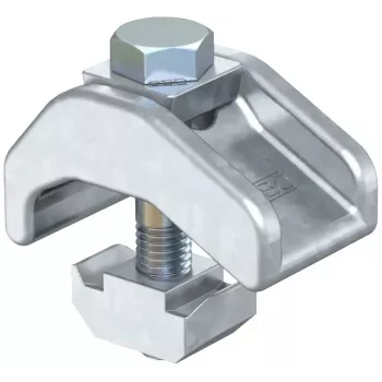 OBO BETTERMANN raskaan sarjan kiinnitysleuka liukuvalla mutterilla M12x65, sinkkilevy pinnoitettu, 30 mm laipalle, TKH-S-30 6355805