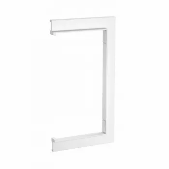 OBO BETTERMANN Rehau SIGNA BASE seinäpeitekehys 70x130 mm, RAL 9010 puhtaanvalkoinen (6132801)