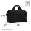 Reisenthel Allrounder L unisex lääkärilaukku vetoketjulla, harmaa monokromaattinen polyesteri (MT7052)