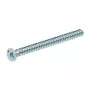 OBO Bettermann 2003279 laiteruuvi M4 x 10 mm, sinkitty teräs, linssikanta Phillips PZ2, 50 kpl:n pakkaus