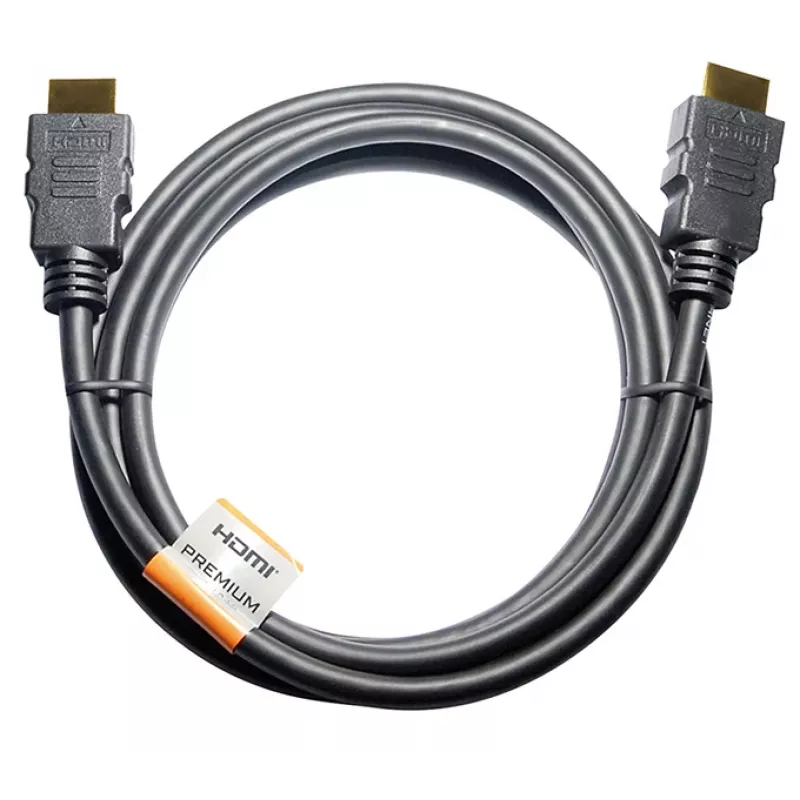 MAXTRACK C 215-2 L HDMI-kaapeli 2 m musta 4K Ultra HD 18 Gbps HDMI 2.0