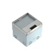 OBO Bettermann UDHOME2 lattiakeskus 140x140x110 ruostumaton teräs/musta 7368353