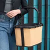 Reisenthel Carrybag Frame Raffia Black ostoskori 22L BK 7079