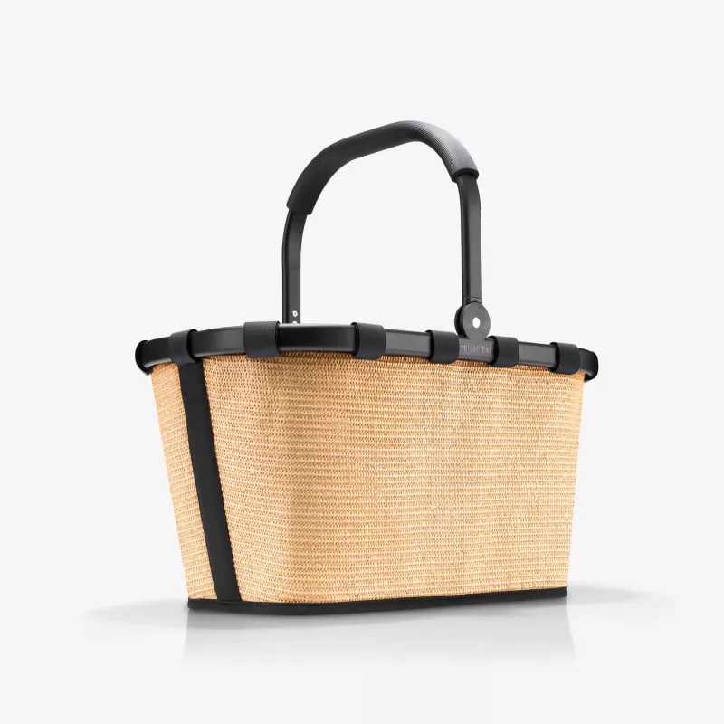 Reisenthel Carrybag Frame Raffia Black ostoskori 22L BK 7079