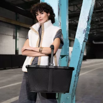 Reisenthel carrybag ostoskori Mesh musta 22 L BK7082