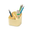 HAN X-LOOP kynäteline pastellinkeltainen muovi 4 lokeroa 111 x 111 x 105 mm 17238-815D