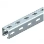 OBO Bettermann MS4141PP03 C-profiilikisko sivurei'ityksellä, 41x41 mm, 3 000 mm, kuumasinkitty teräs 1122500