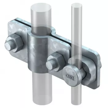 OBO Bettermann liitäntäliitin 2710/25 25mm ristiliitin pyöreille ja litteille johtimille (5001226)