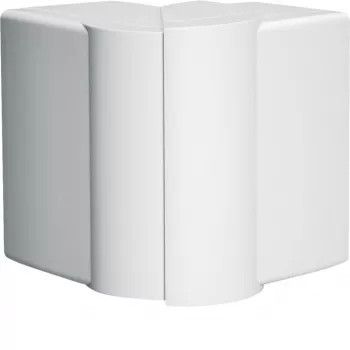 Hager ulkokulma LFF6009039016 60x90 mm kaapelikanavalle, liikenteenvalkoinen (RAL 9016)