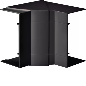 HAGER sisäkulma BR651304H9011 65x130mm grafiitinmusta