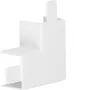 HAGER lattakulmaliitin hfr PVC LF3003059016 LF 30x30mm liikennevalkoinen