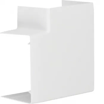 Hager LFF6009059016 lattakulma 90° 90x60 mm kanavalle, valkoinen RAL 9010