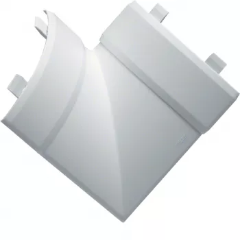 Hager EK4004059016 lattakulma 40x40mm PVC-kaapelikanavalle, liikennevalkoinen