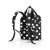 reisenthel allrounder R reppu polyesteri musta/valkoinen 12 L (JR7073)