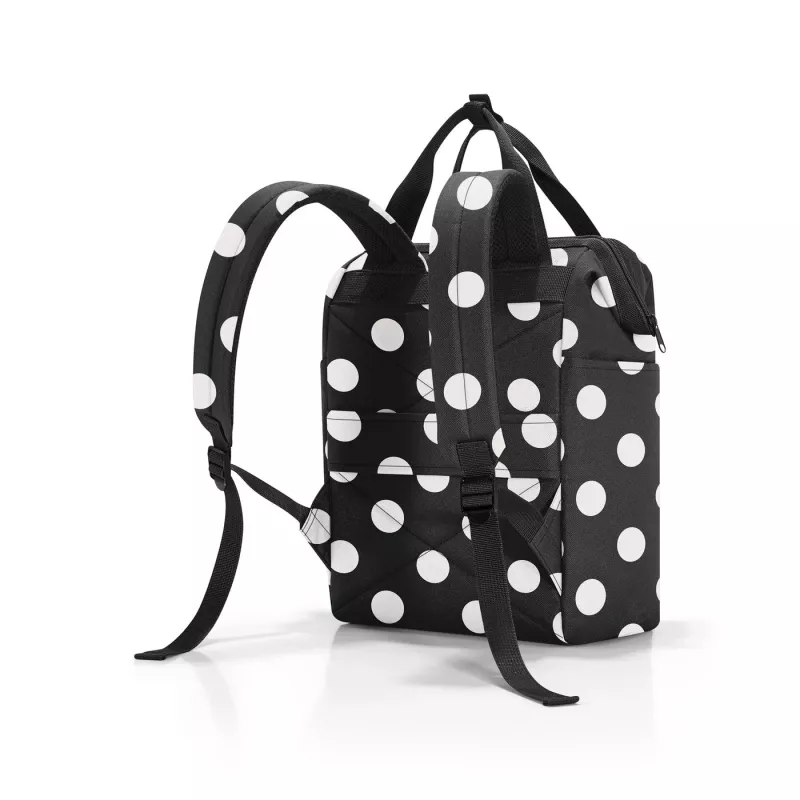 reisenthel allrounder R reppu polyesteri musta/valkoinen 12 L (JR7073)