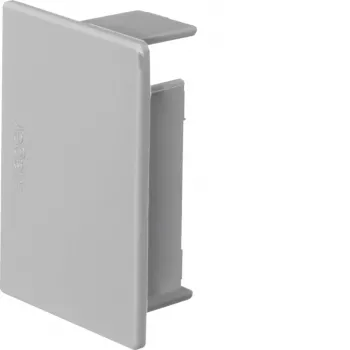 HAGER LF4006067035 päätykappale, halogeeniton, vaaleanharmaa, 60x60 mm