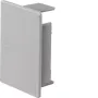 HAGER LF4006067035 päätykappale, halogeeniton, vaaleanharmaa, 60x60 mm