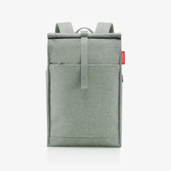 Reisenthel Urban Rolltop reppu 16L vihreä kierrätetty PET (EN 5048)