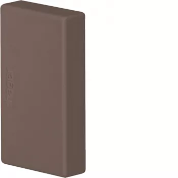 Hager LFF2003568014 päätytulppa LF/LFF 20x33 mm kaapelikanavalle, ruskea