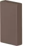 Hager LFF2003568014 päätytulppa LF/LFF 20x33 mm kaapelikanavalle, ruskea